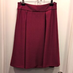 Vintage s.M Burgundy Women's Skirt
